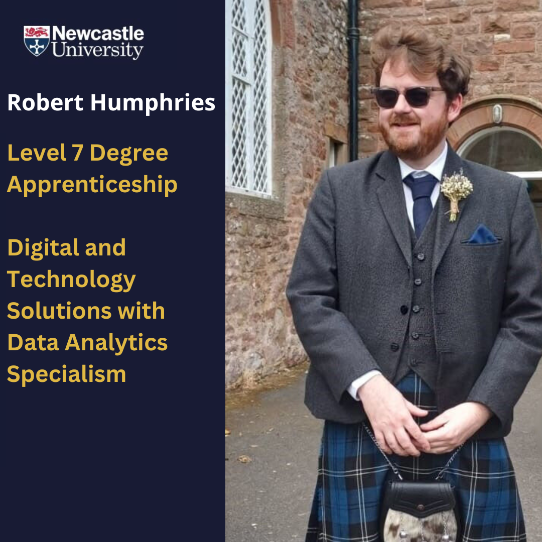 Degree Apprenticeship Student, Robert Humphries